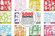 5000 in 1 - Black lines Mega Bundle, an Illustration by PrettyBundles (Thumbnail 24 of 27)