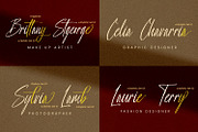 Spiderwort, a Script Font by Nathatype (Thumbnail 5 of 8)