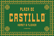 Plaza de Castillo, a Sans Serif Font by Komet & Flicker (Thumbnail 1 of 12)