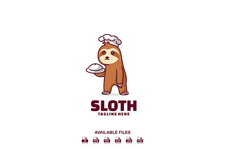 Sloth Chef Logo