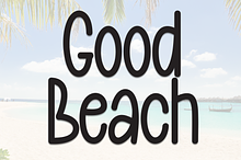 Good Beach | Script Font