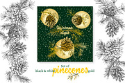 Hand drawn sketch fir with pinecone, a Decorative Illustration by Zimages (Thumbnail 1 of 7)