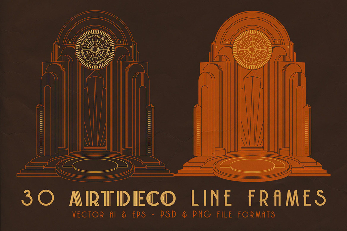 SALE Art Deco Toolkit, a Background Graphic by Cruzine (Photo 72 of 111)