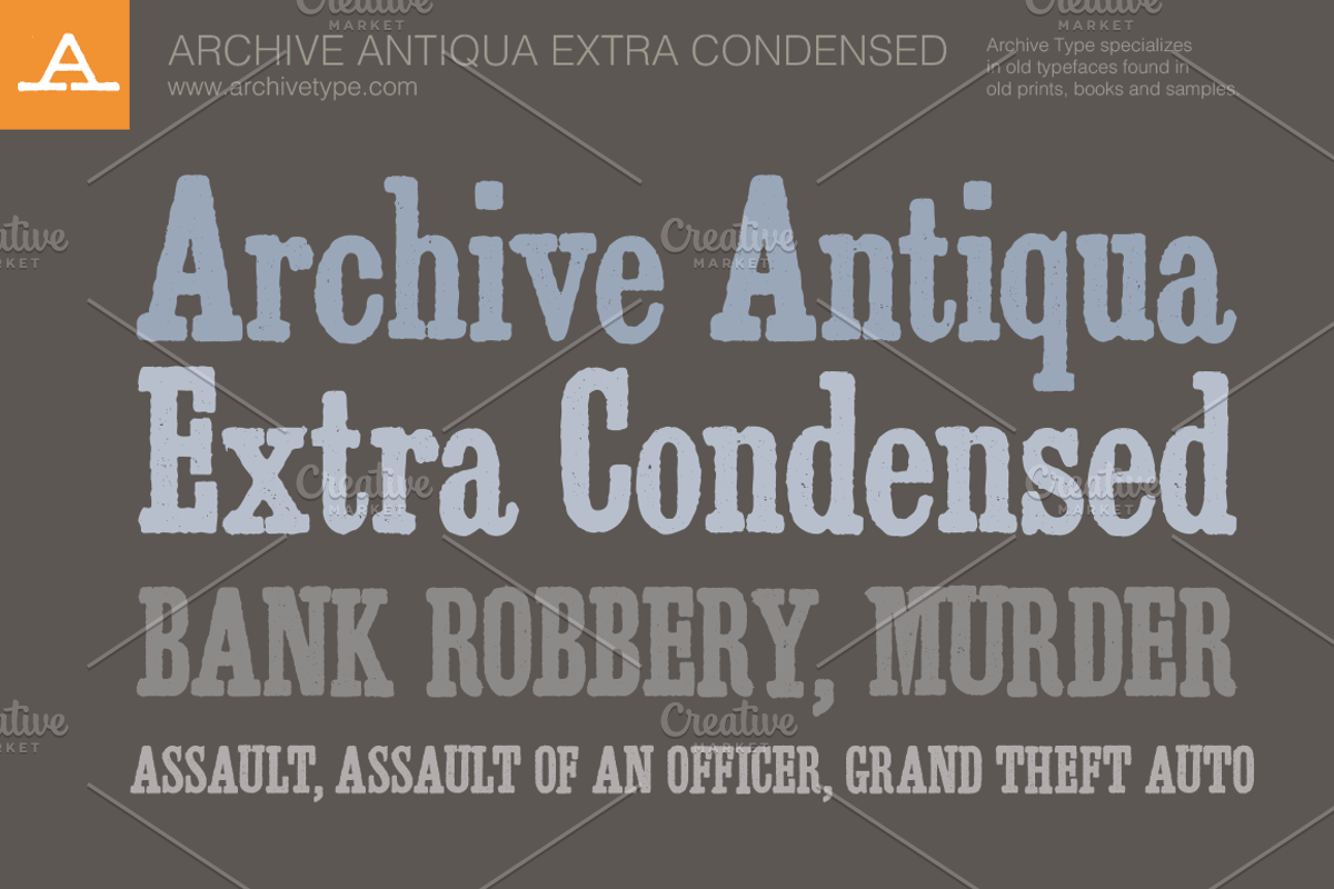 Archive Antiqua Extra Condesed