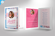 Floral Funeral Program Template, a Flyer Template by Epickita (Thumbnail 3 of 3)