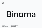 Binoma; Grotesk Font Family, a Sans Serif Font by Eko Bimantara (Thumbnail 1 of 14)