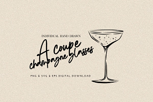 A Coupe Champagne Glass
