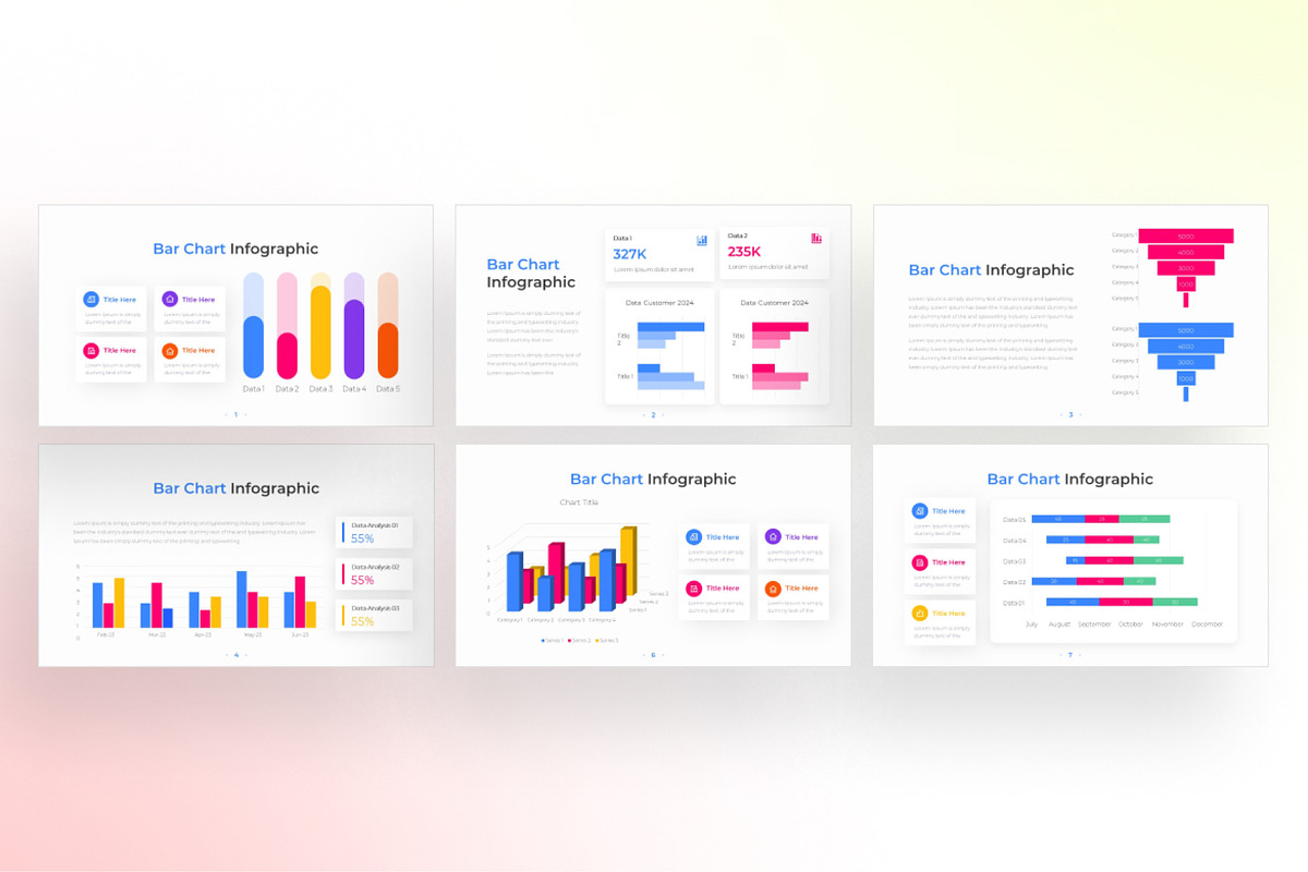 Bar Chart PowerPoint Infographic, a Presentation Template by Digitcase x Wealthwells (Photo 2 of 4)