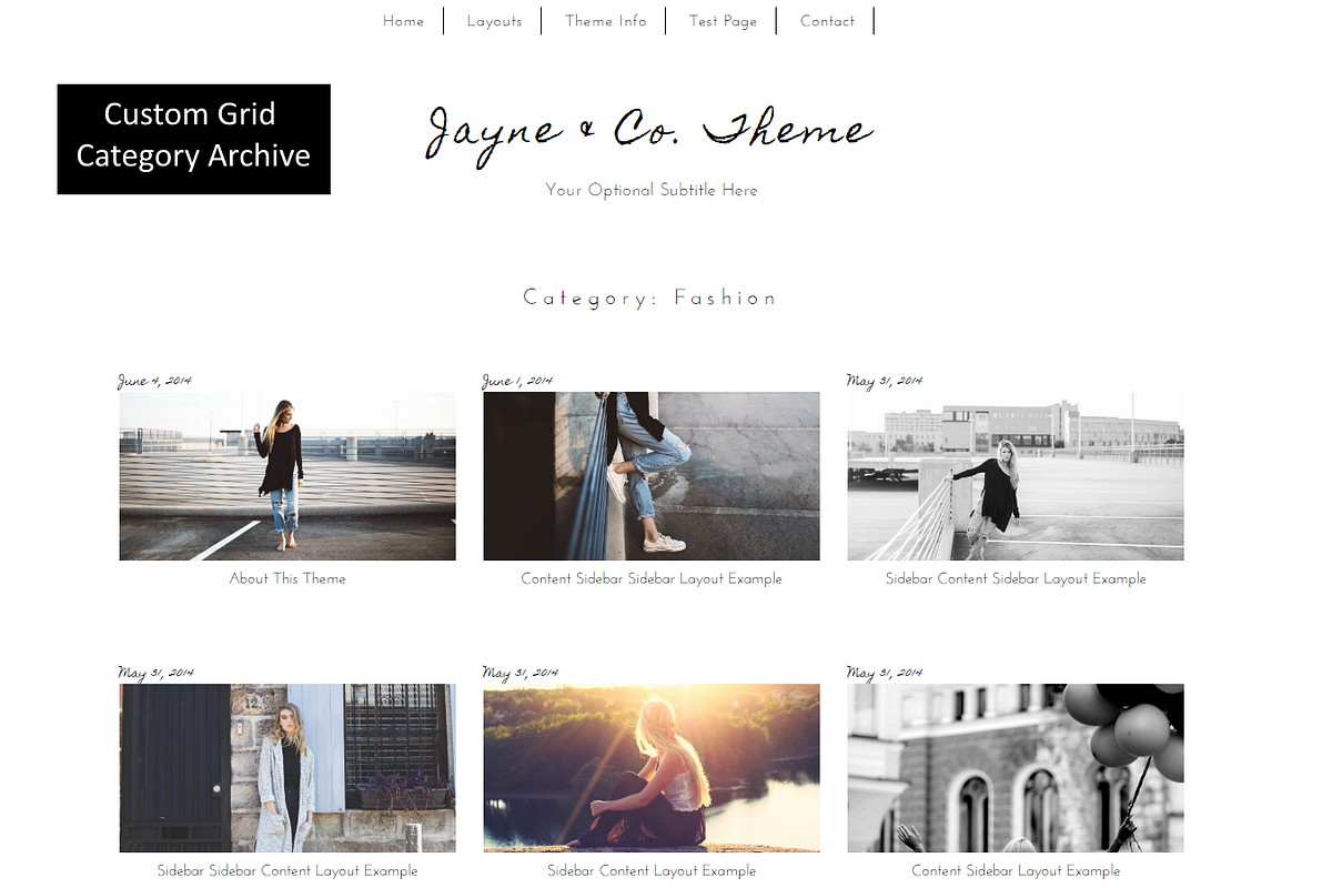 Fashion WordPress Theme, a WordPress Template by BD Web Studio (Photo 3 of 6)