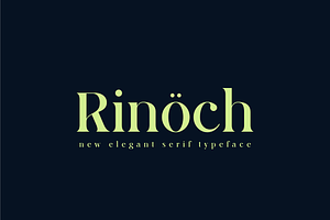 Rinoch | Serif Typeface
