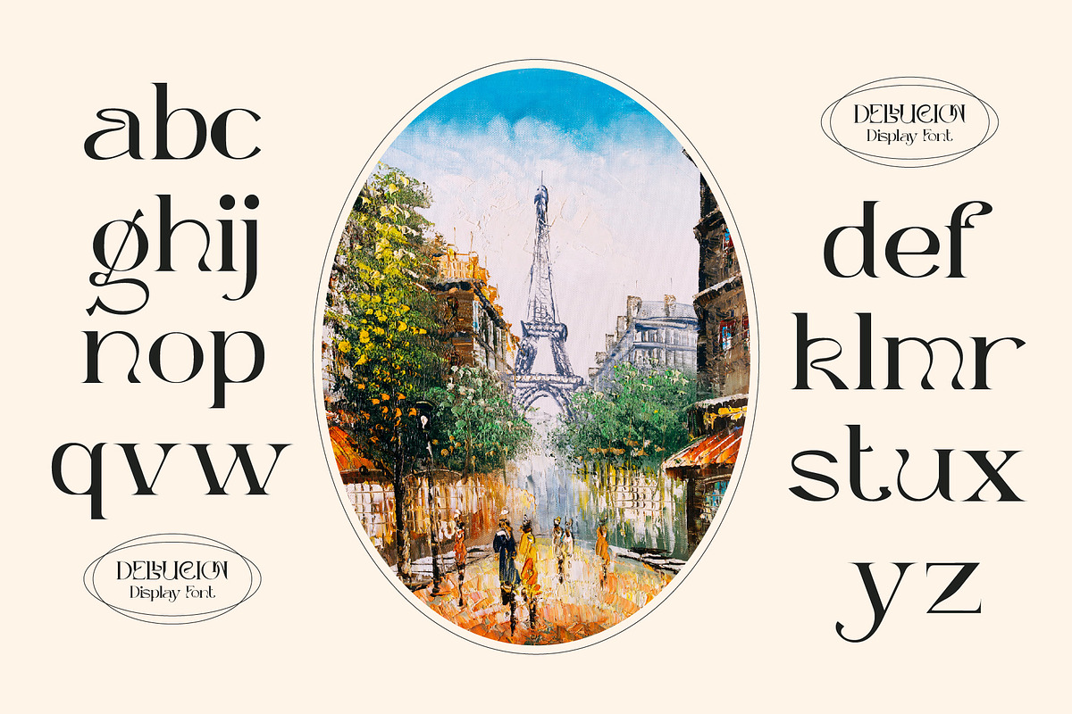 Dellucion, a Serif Font by Burntilldead (Photo 10 of 13)