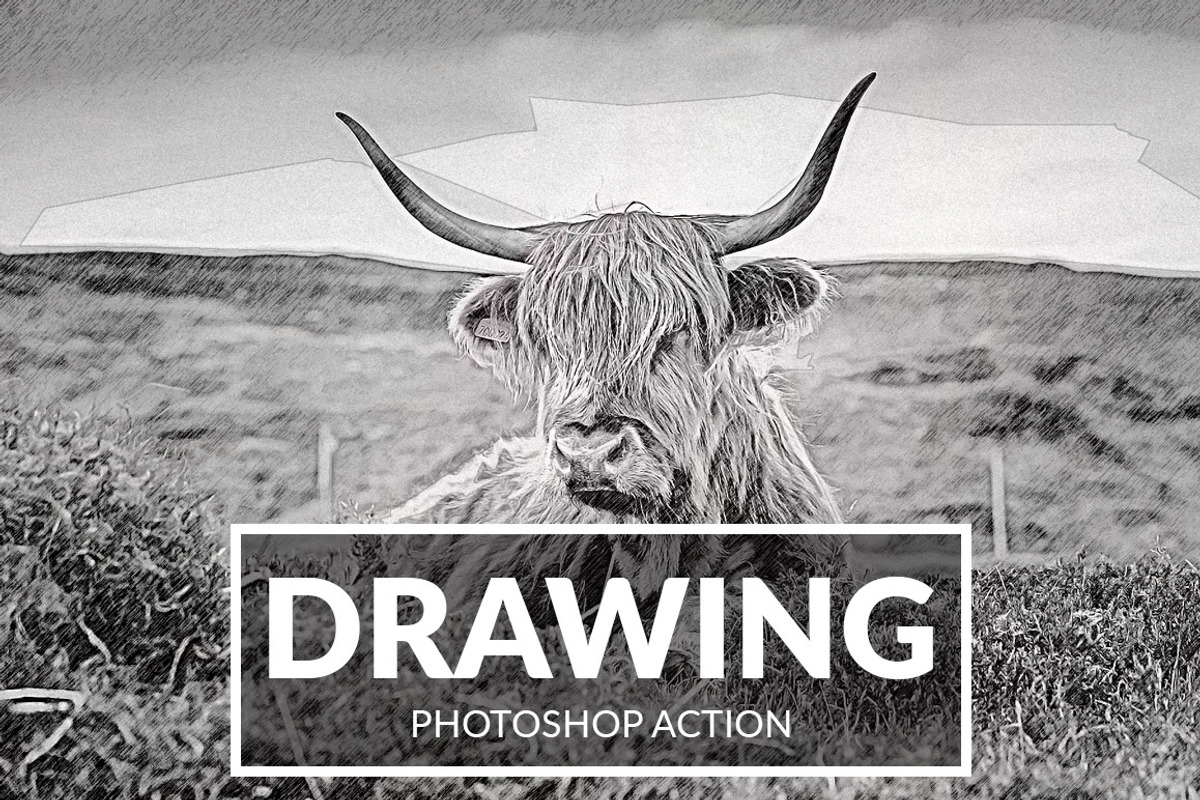 Drawing Photoshop Action, an Action Add-On by LUXDesignStudios (Photo 1 of 6)