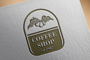 12 Vintage Coffee Logos & Badge, a Branding & Logo Template by Intijaya Studio (Thumbnail 8 of 9)