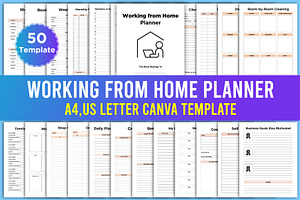 Editable Working From Home Planner