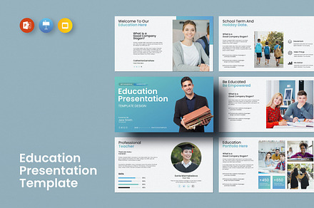 Education Presentation Template, a Presentation Template by evgenystudio