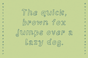 Green Sea Whimsy Quirky Duo Font, a Handwritten Font by Ashiya Pixel (Thumbnail 6 of 9)