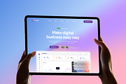 CoreAI: SaaS Framer Template | -75%, a Landing Page Template by Saidmakhmud (Thumbnail 1 of 6)