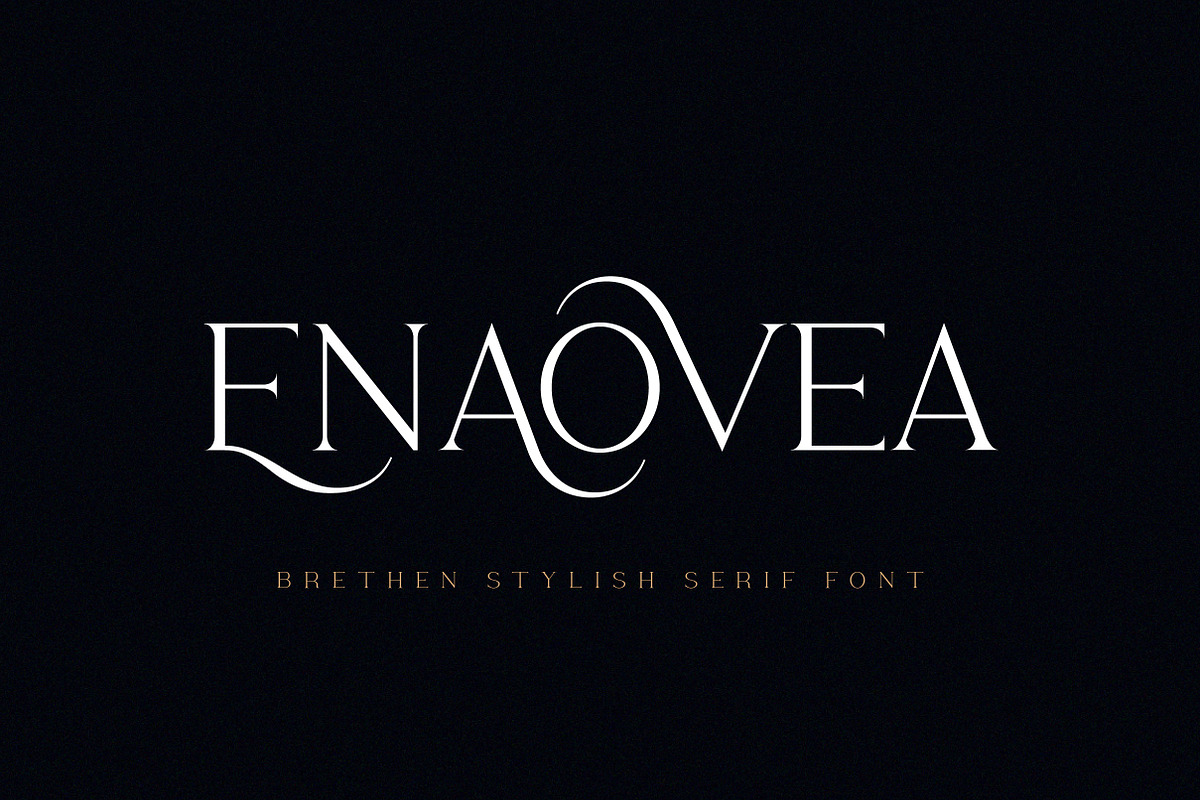 Brethen - Stylish Serif Font, a Serif Font by Typebae (Photo 3 of 13)