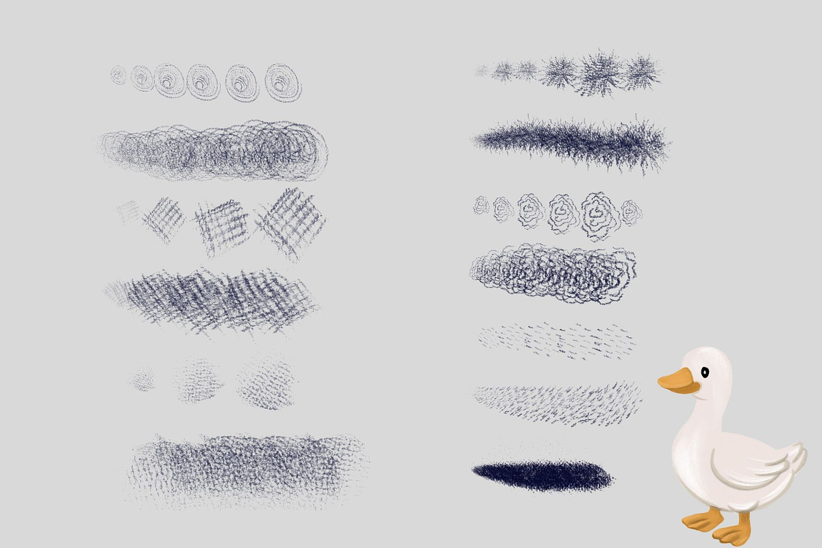 Procreate Pastel Brushes, a Brush Add-On by Elatedowl (Photo 4 of 5)