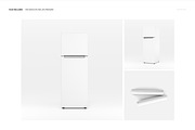 Fridge Wrap Mockup Set, a Household Mockup by creatsy2 (Thumbnail 2 of 8)