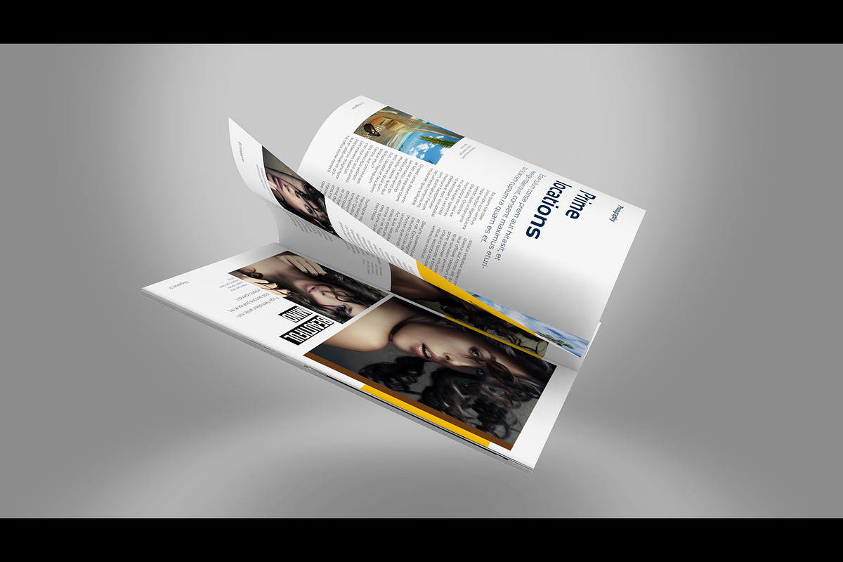 Magazine Promo, a Books & Magazine Mockup by MDMotion (Photo 6 of 9)