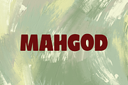 MAHGOD - Bold Display Font, a Blackletter Font by Grappict.com (Thumbnail 2 of 4)
