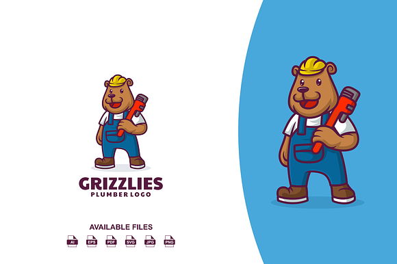 Bear Plumber Logo preview 2