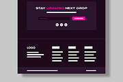 Landing Page Wireframe Template, a Wireframe Template by MightyDesign (Thumbnail 6 of 9)