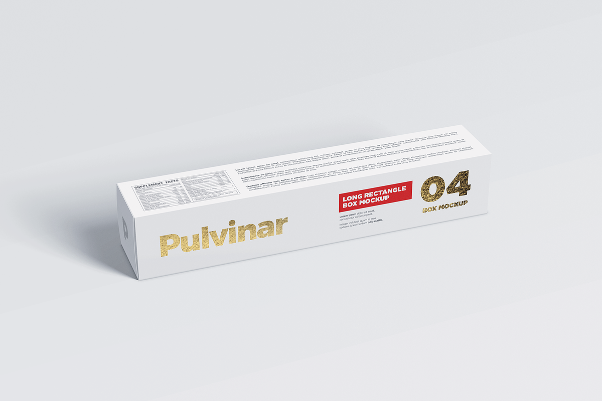Box / Packaging - Long Rectangle, a Cups & Container Mockup by coloformia (Photo 3 of 10)