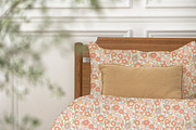 Retro Floral Pattern - Coral Lime, a Pattern Graphic by Mieken Petra Designs (Thumbnail 2 of 5)