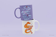 Romantic Dragons | Illustration Kit, an Animal Illustration by TMETA design (Thumbnail 4 of 12)