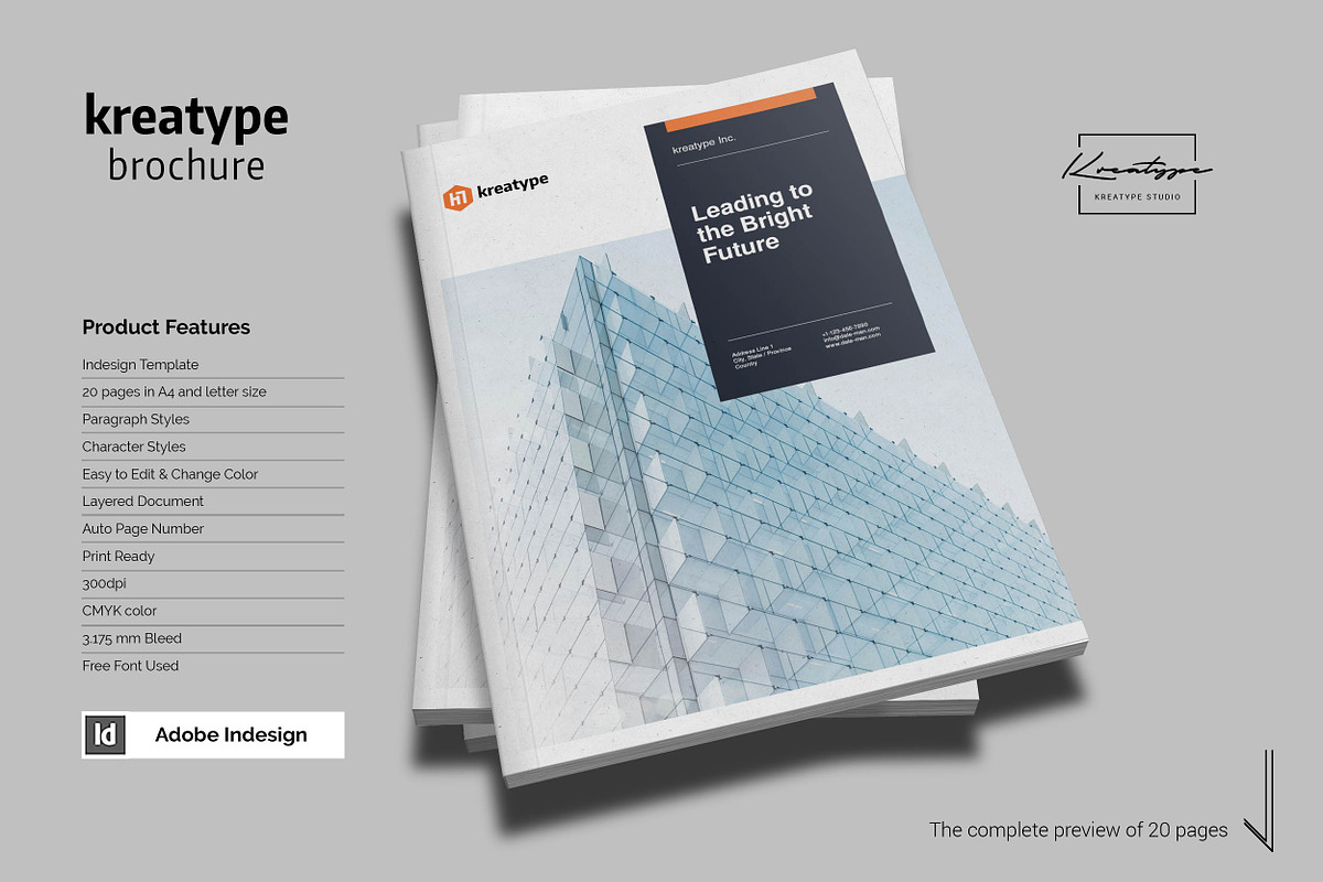 Kreatype Brochure, a Brochure Template by Kreatype Studio (Photo 2 of 14)