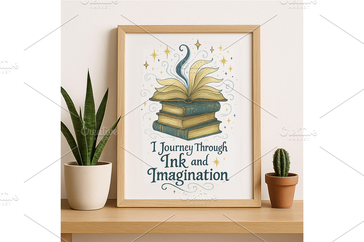 Journey Through Ink and Imagination, a Background Graphic by LaseredNinja (Photo 3 of 7)