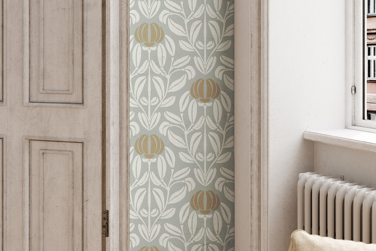 Classic Wallpaper No 8, a Wallpaper Graphic by Bloomart Studio (Photo 5 of 6)