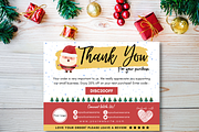 Christmas Thank You Card Bundle, a Card Template by Miku Waku (Thumbnail 2 of 7)
