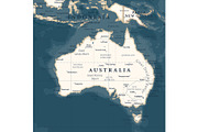Vector World Map - Large&Detailed, a Decorative Illustration by PorcuPen Works (Thumbnail 5 of 8)