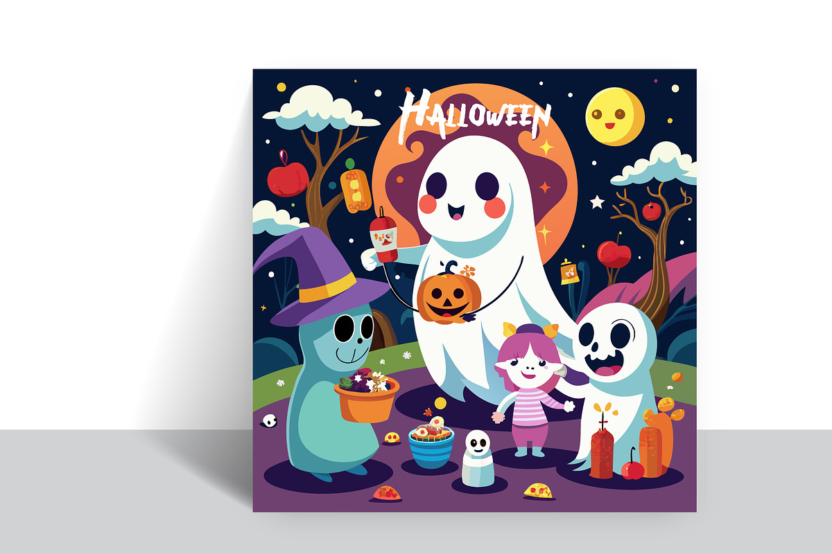 Halloween terrifying pumpkin poster, a Poster Template by hkmonir (Photo 3 of 4)