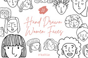 Hand Drawn Women Faces, a Person Illustration by Palau (Thumbnail 1 of 8)