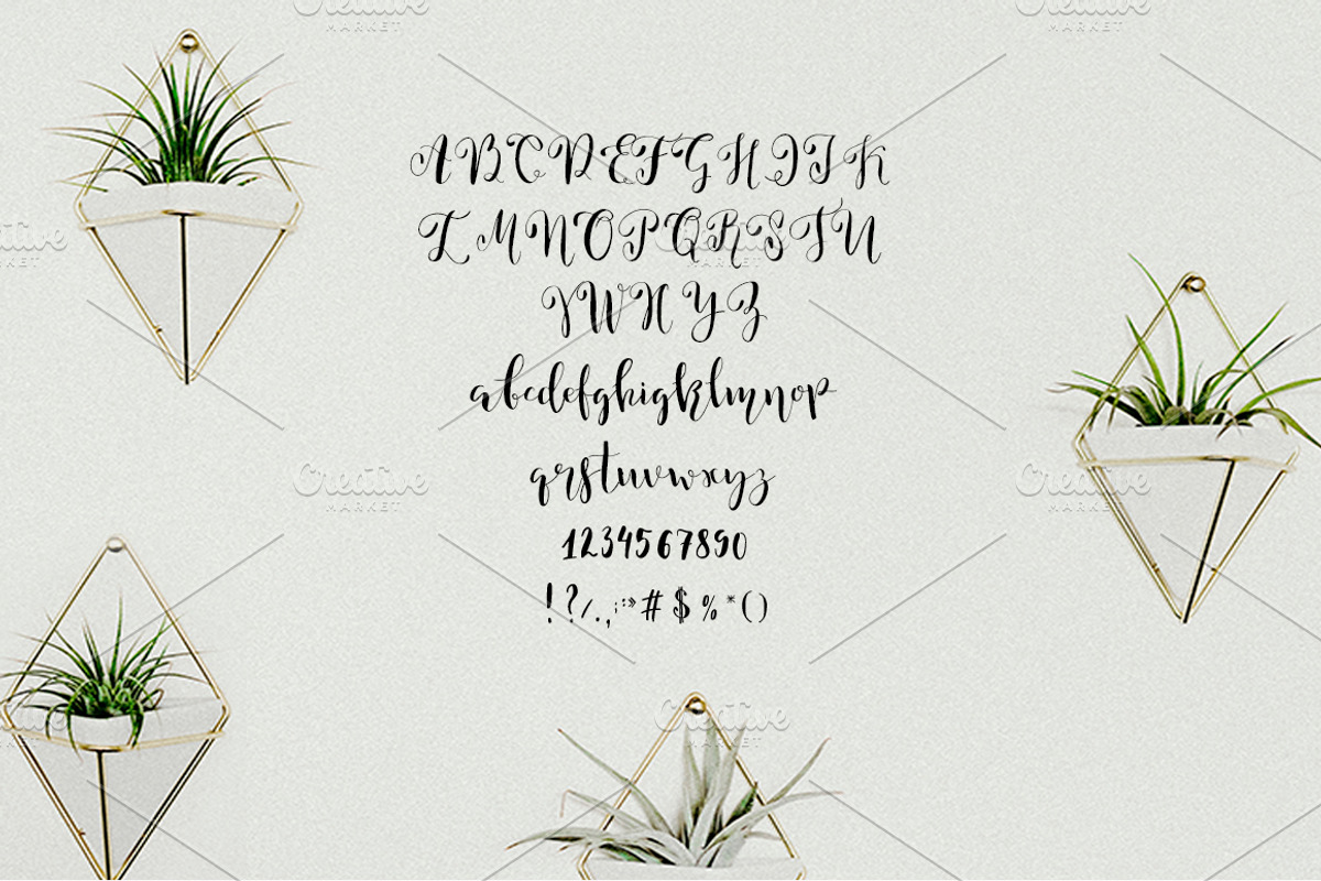 Blumenthal handwritten font preview 6