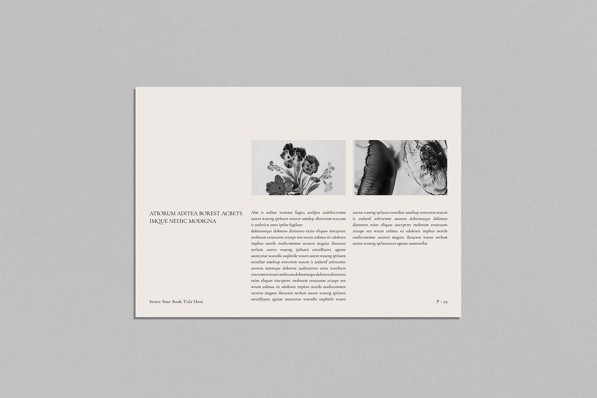 Book Title Layout Design Template, a Brochure Template by ElvinPrint (Photo 5 of 8)