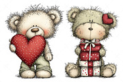 Whimsical Valentine Teddy Bear PNG, an Illustration by Craft Nest (Thumbnail 10 of 11)