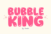 BUBBLE KING - Graffiti Bubble Font, a Sans Serif Font by KiddoGlyphs Studio (Thumbnail 1 of 5)