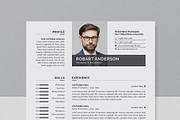 Modern Resume/CV Template, a Resume Template by Proper_media (Thumbnail 3 of 5)