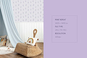 Purple spring - 2 seamless patterns, a Pattern Graphic by DijanaDesignShop (Thumbnail 2 of 6)