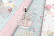 Swans wedding baby shower clipart, an Animal Illustration by RivusArt (Thumbnail 5 of 10)