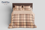 #98 Beige Cozy Blankets, a Pattern Graphic by Plaid4You (Thumbnail 6 of 6)