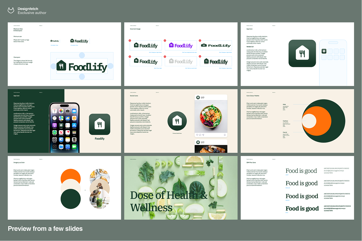 Brand guidelines template, a Presentation Template by Oday Noon (Photo 4 of 7)