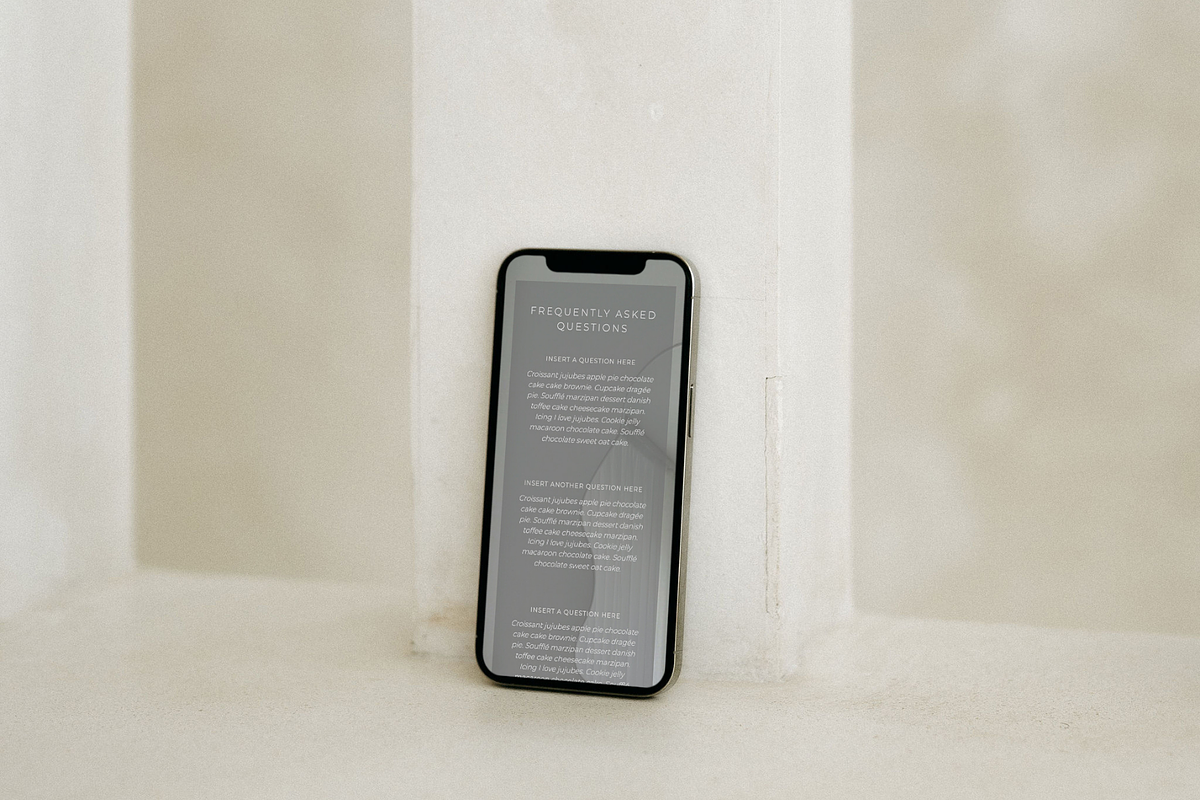 FAQ Showit Add On Templates, a Websites & App Template by Blush Created (Photo 7 of 10)