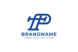 Letters TP Or PT Monogram Logo