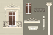 12 building facades. VECTOR, a Food Illustration by Natalka Dmitrova art (Thumbnail 3 of 14)